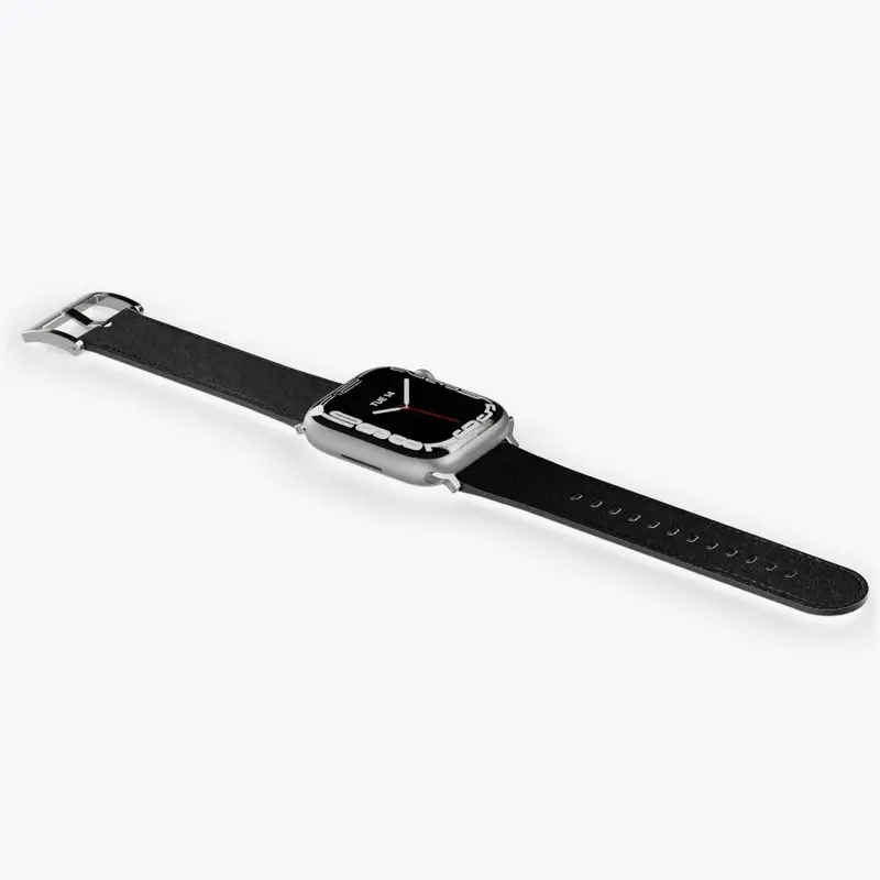 Apple Watch Band - Black + Silver